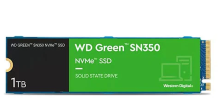 Western Digital SSD 1 TB M.2 NVme Green SN350